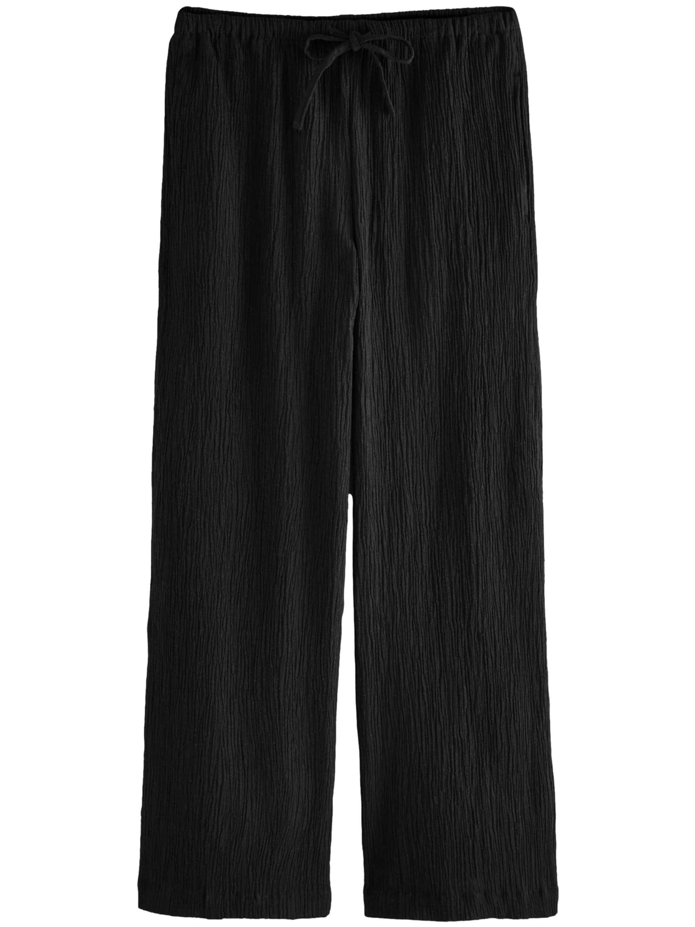 Wide leg Pantaloni di Next in nero: frontale