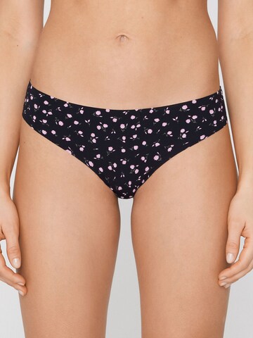Tezenis Thong in Black: front