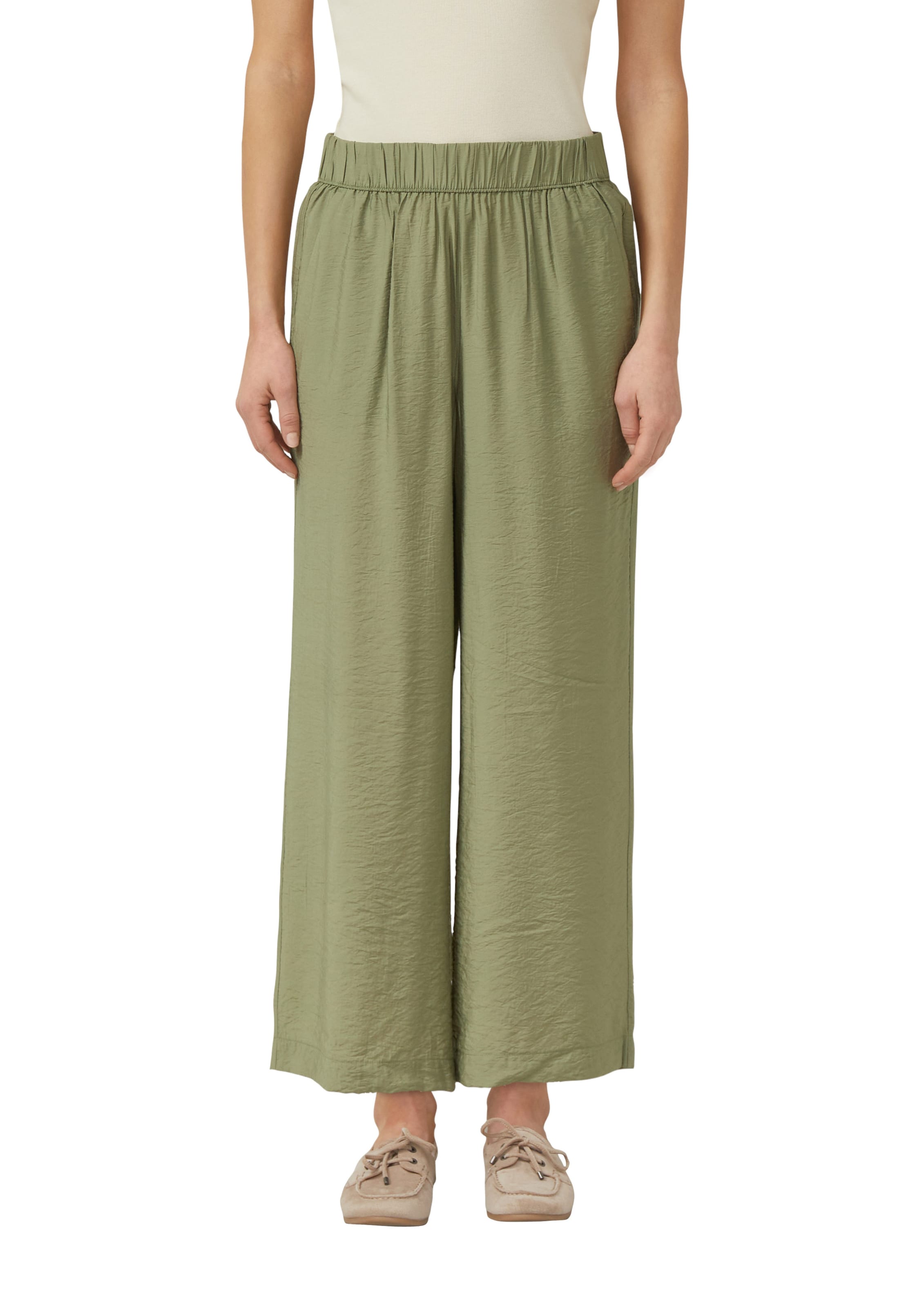 s.Oliver Wide leg Trousers in Green