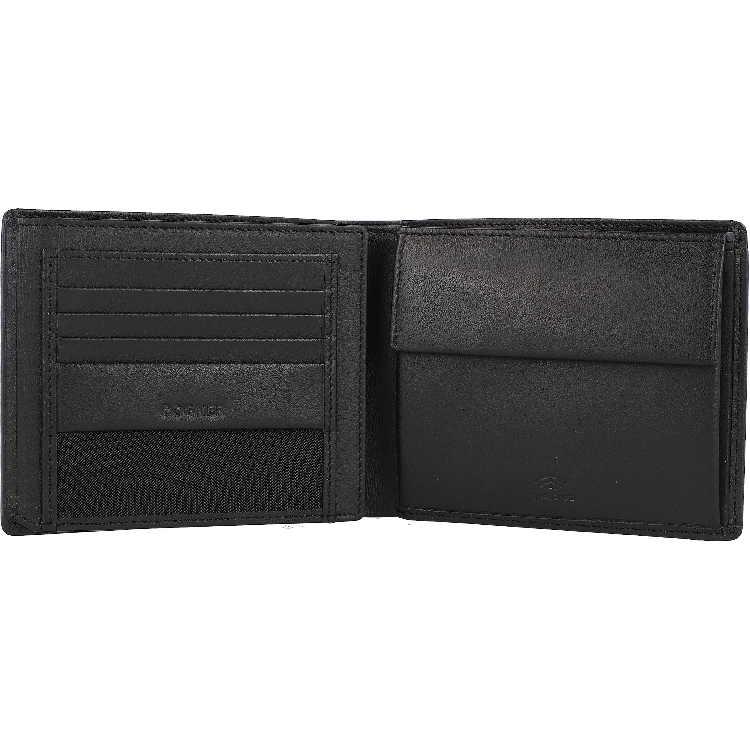 BOGNER Portemonnee 'Aspen Lennox' in Zwart