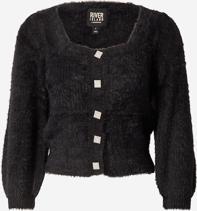 River Island Cardigan en noir, Vue avec produit