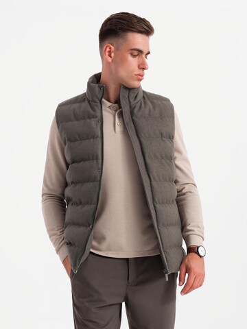 Ombre Bodywarmer in Groen: voorkant