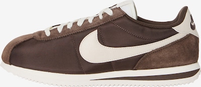 Nike Sportswear Zemie brīvā laika apavi 'Cortez', krāsa - tumši brūns / balts, Preces skats