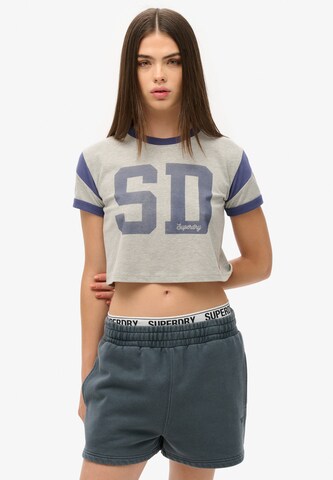 Superdry Regular Broek in Blauw