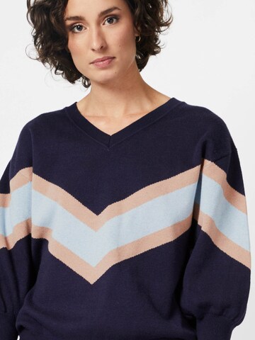 4funkyflavours Pullover 'In Too Deep' in Blau