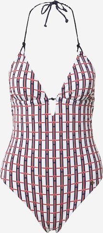 Tommy Hilfiger Underwear Triangel Badpak in Wit: voorkant