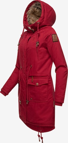 NAVAHOO - Parka de inverno 'Rosinchen' em vermelho