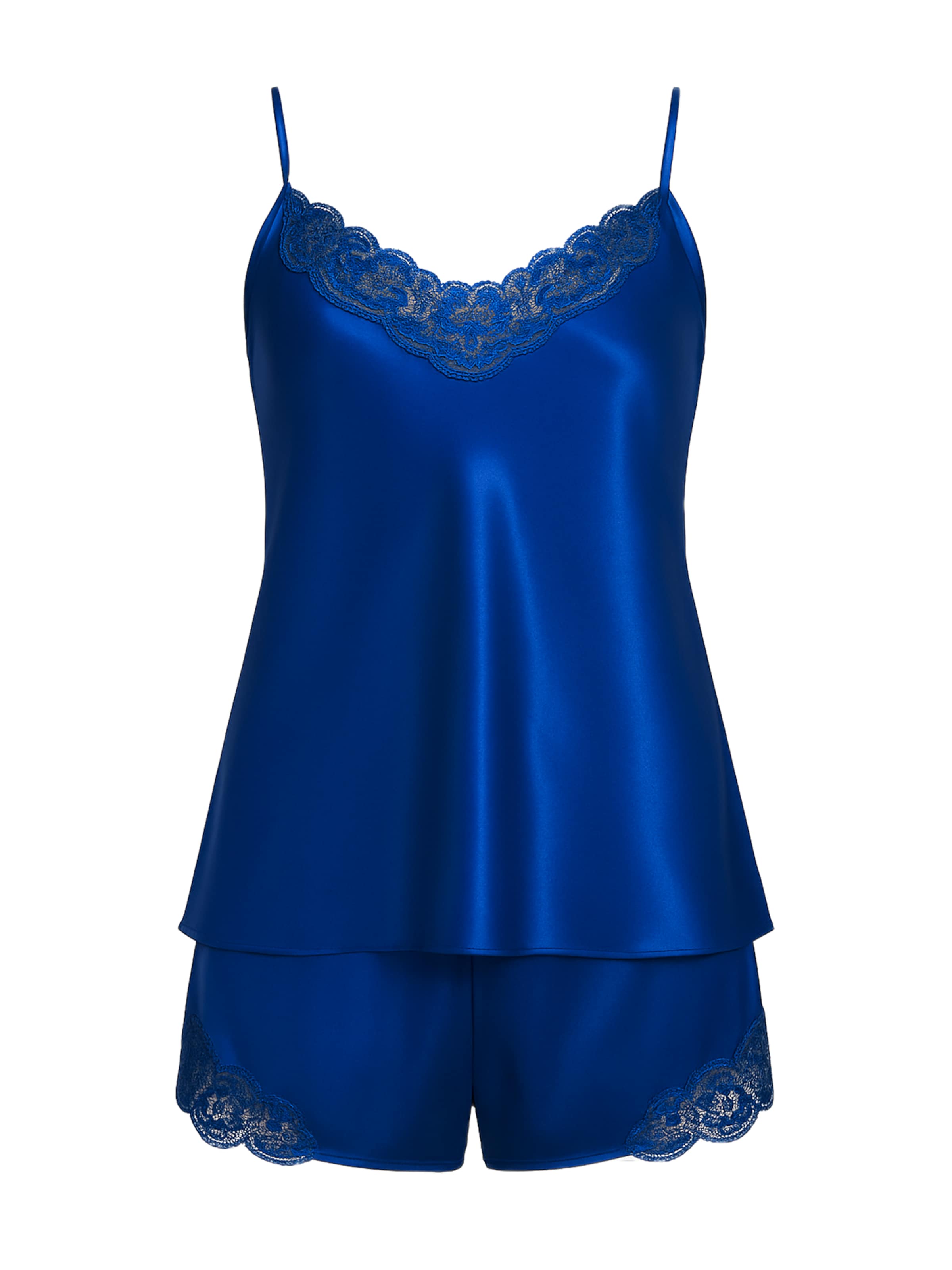 C&City Korte pyjama in Blauw: voorkant