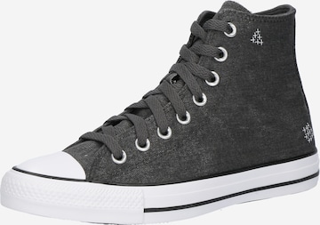 Hoge zwarte all stars plateau sale