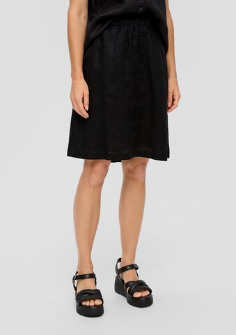 s.Oliver Skirt in Black: front