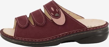 Finn Comfort Mules 'KOS' in Red: front