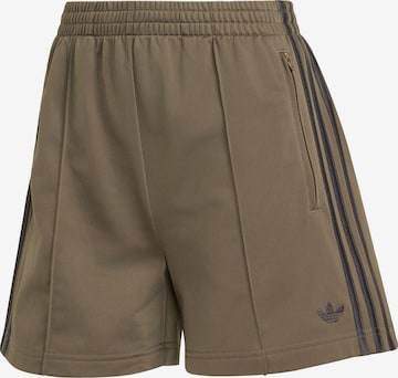 Pantalon 'Firebird Classic' ADIDAS ORIGINALS en marron : devant