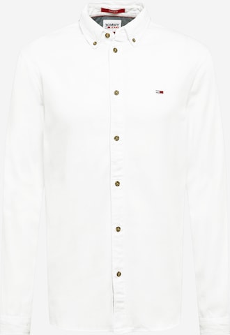 Tommy Jeans Košile – bílá: přední strana