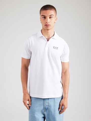 T-Shirt EA7 Emporio Armani en blanc : devant