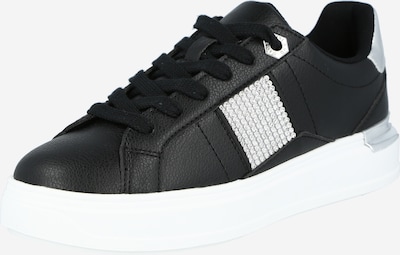 River Island Baskets basses 'HODES' en noir / argent, Vue avec produit