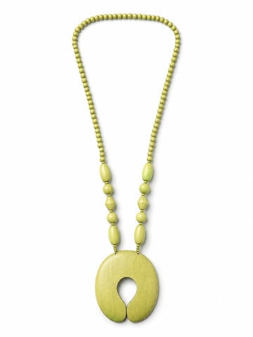 COLLEZIONE ALESSANDRO Necklace 'Boho' in Yellow: front