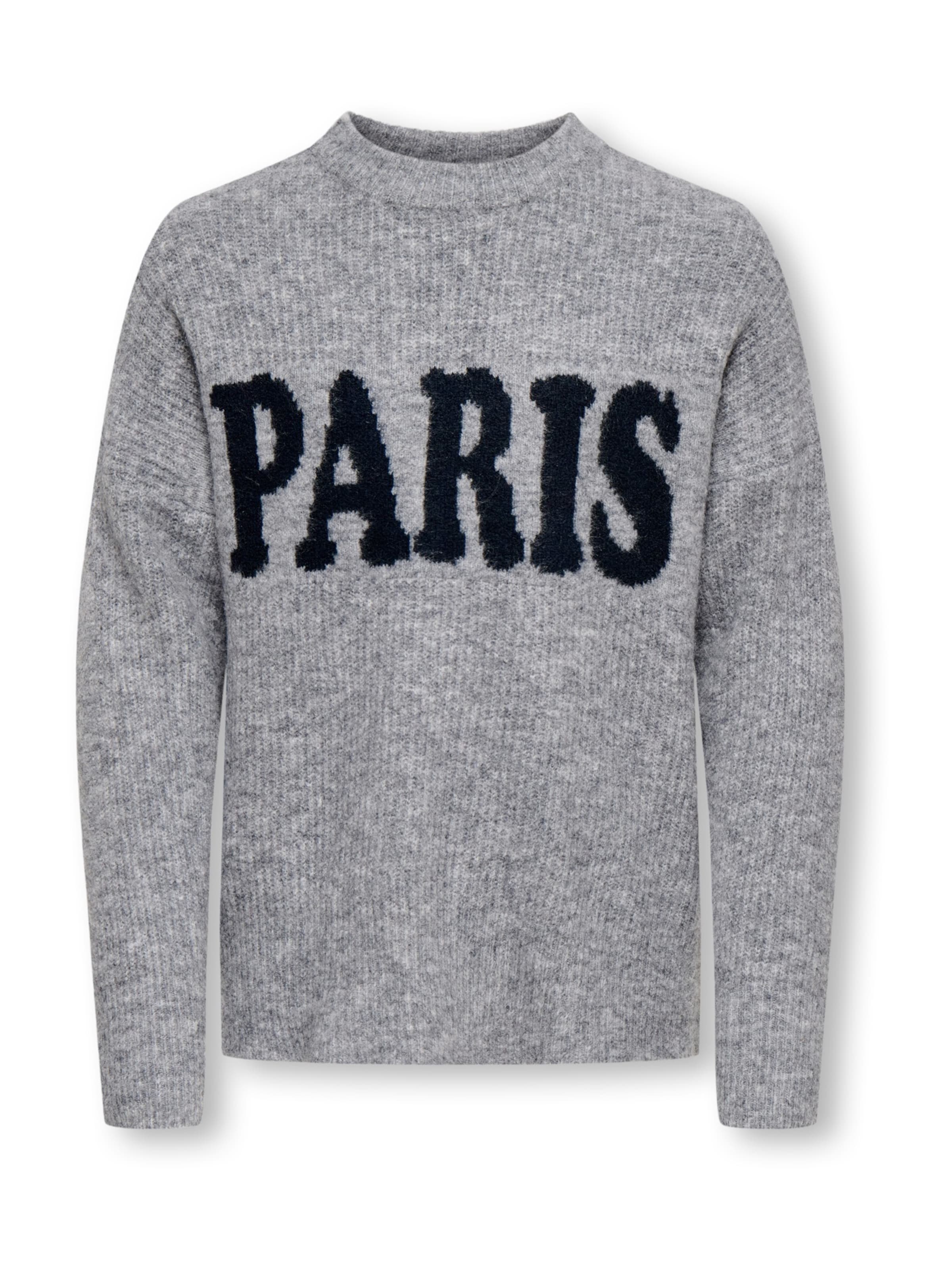 ONLY GIRLS - Jersey 'KOGJERICO' en gris: frente