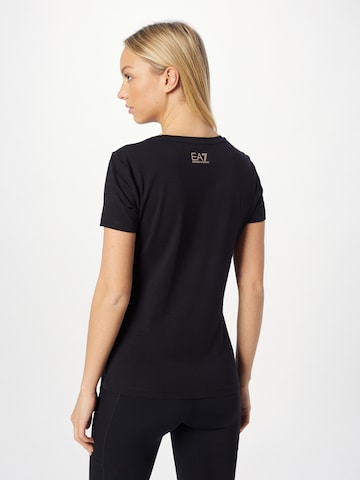 Tricou funcțional de la EA7 Emporio Armani pe negru