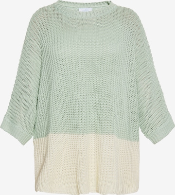 Pull-over usha BLUE LABEL en vert : devant