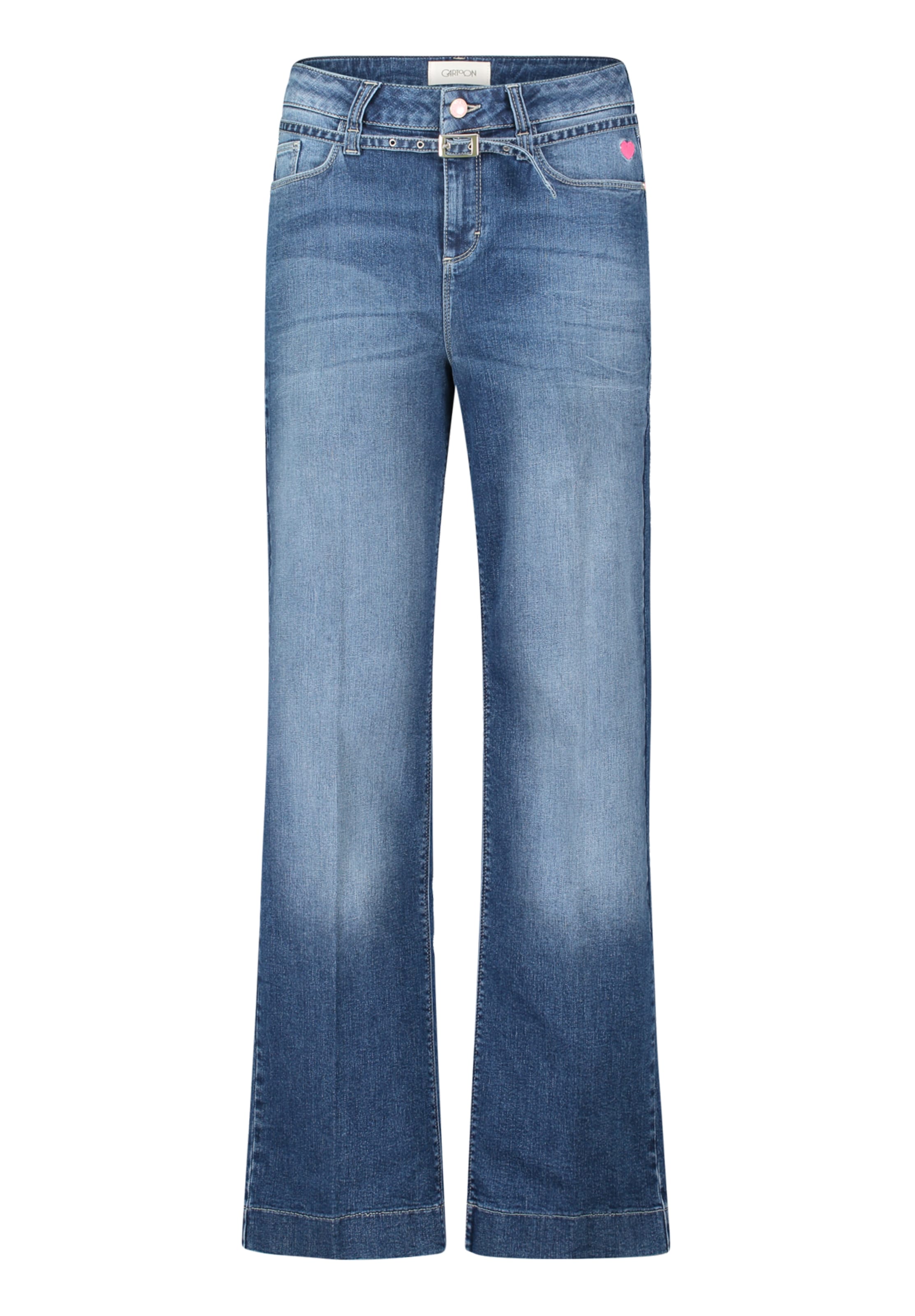 Flared Jeans di Cartoon in blu: frontale