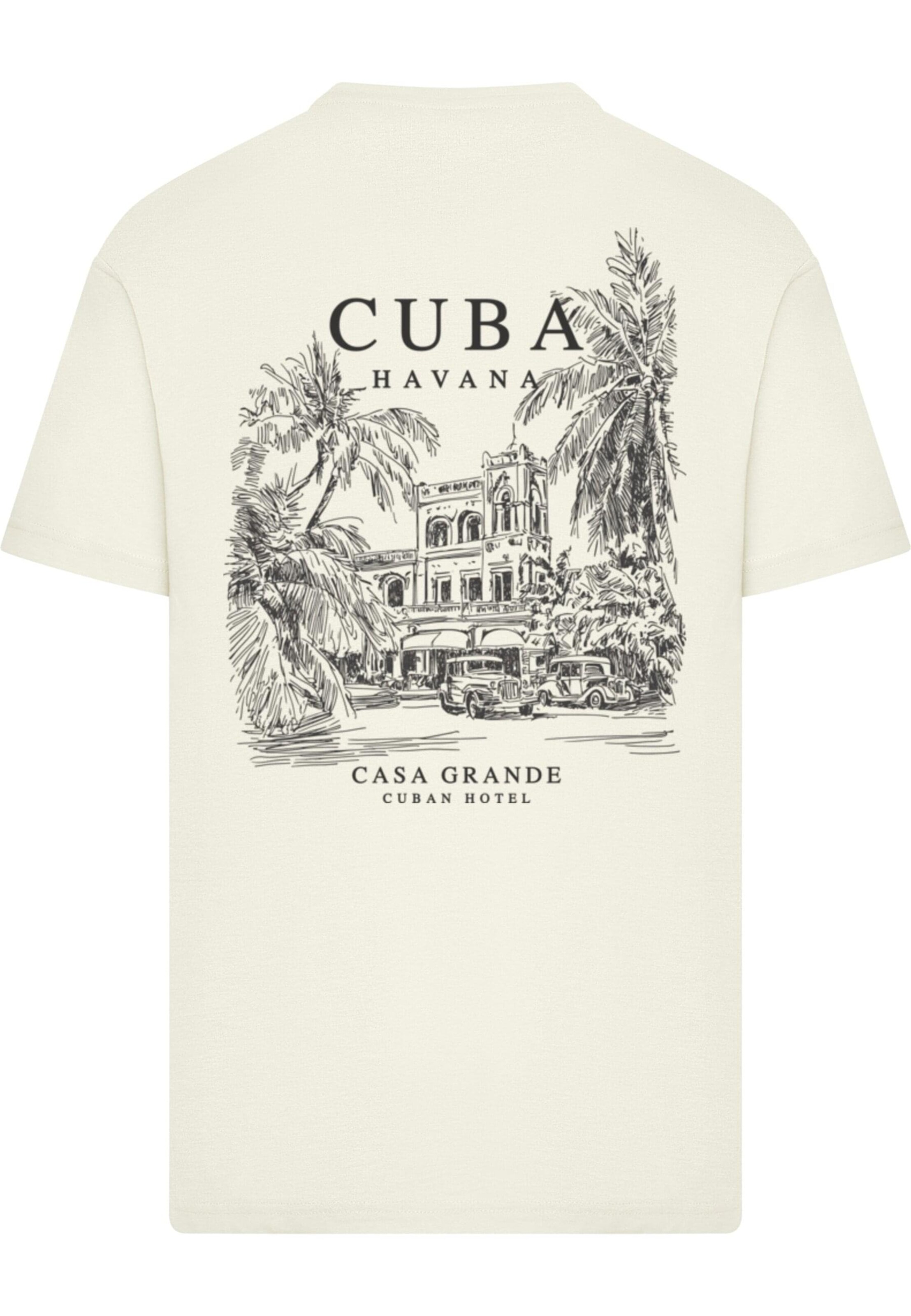 T-Shirt 'Summer Stay' Mister Tee en beige