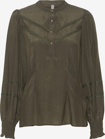 CULTURE Blouse 'Asmine  ' in Green: front