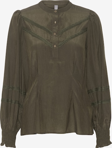 CULTURE Blouse 'Asmine  ' in Groen: voorkant