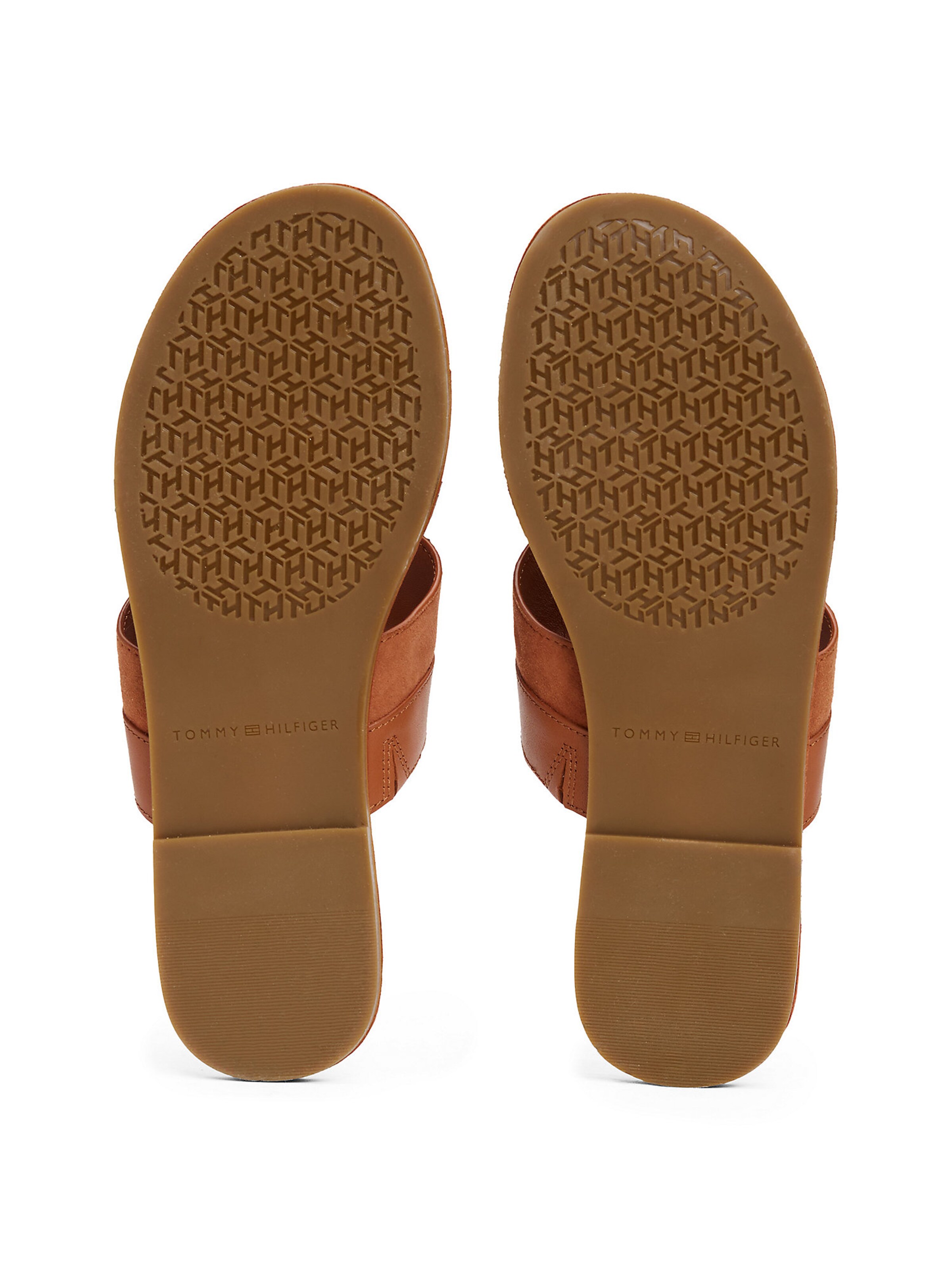 TOMMY HILFIGER Zehentrenner in Braun