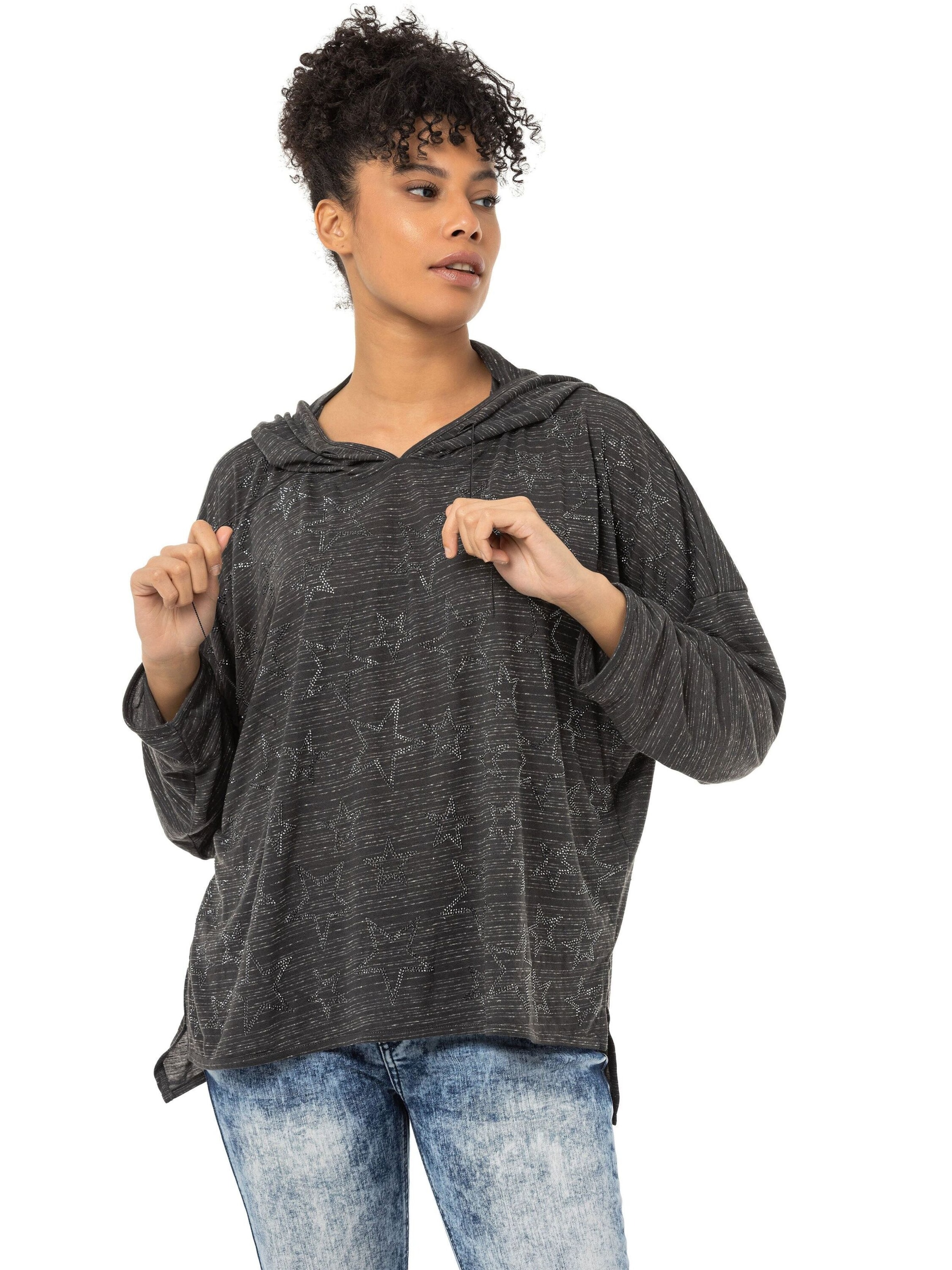 Sweat-shirt CIPO & BAXX en gris