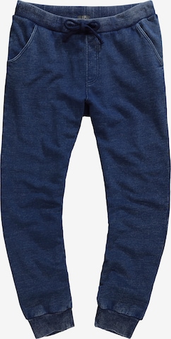 JP1880 Tapered Broek in Blauw: voorkant