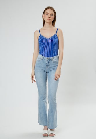 Influencer Top in Blue