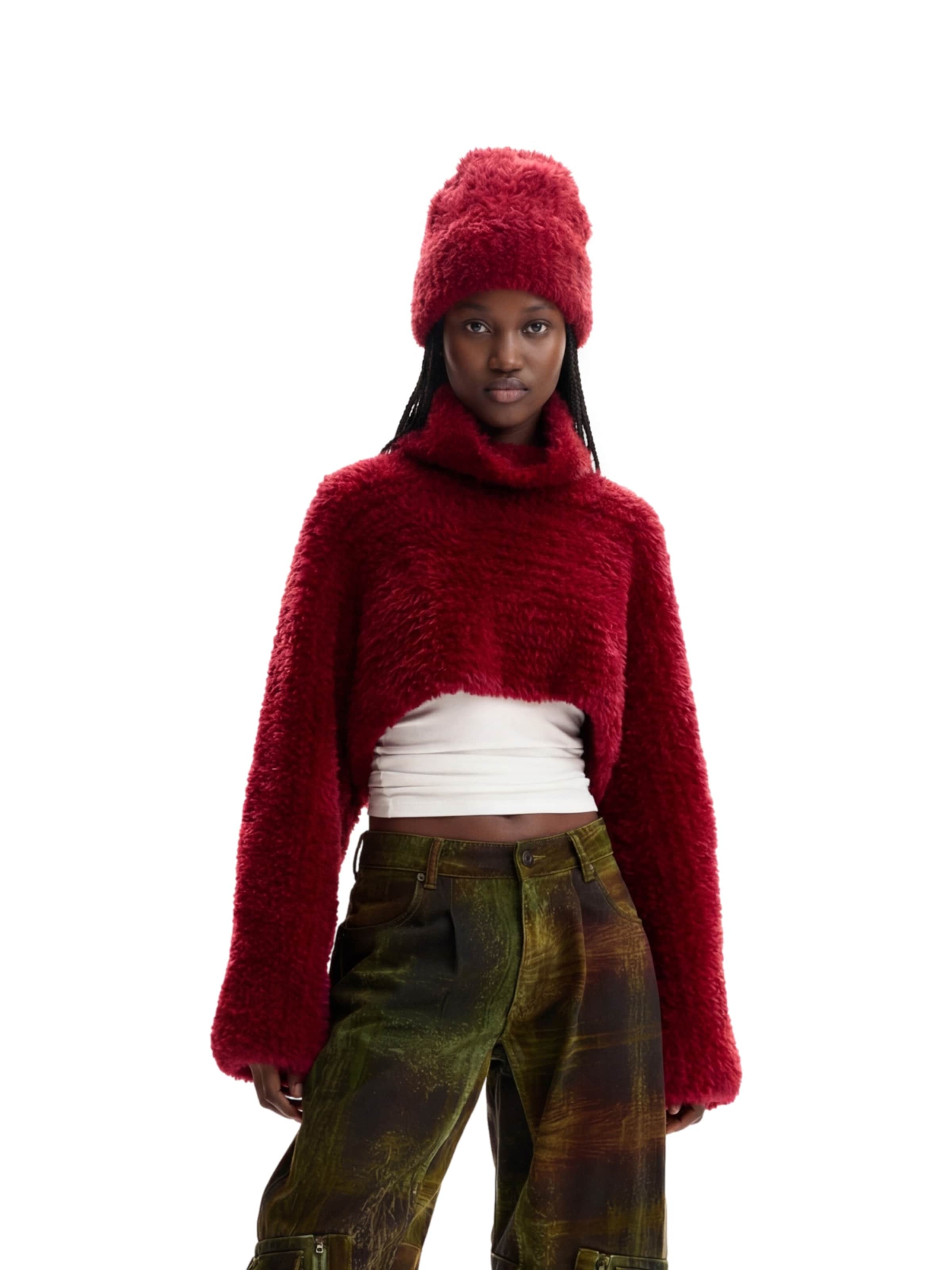 Desigual Sweater in Red: front