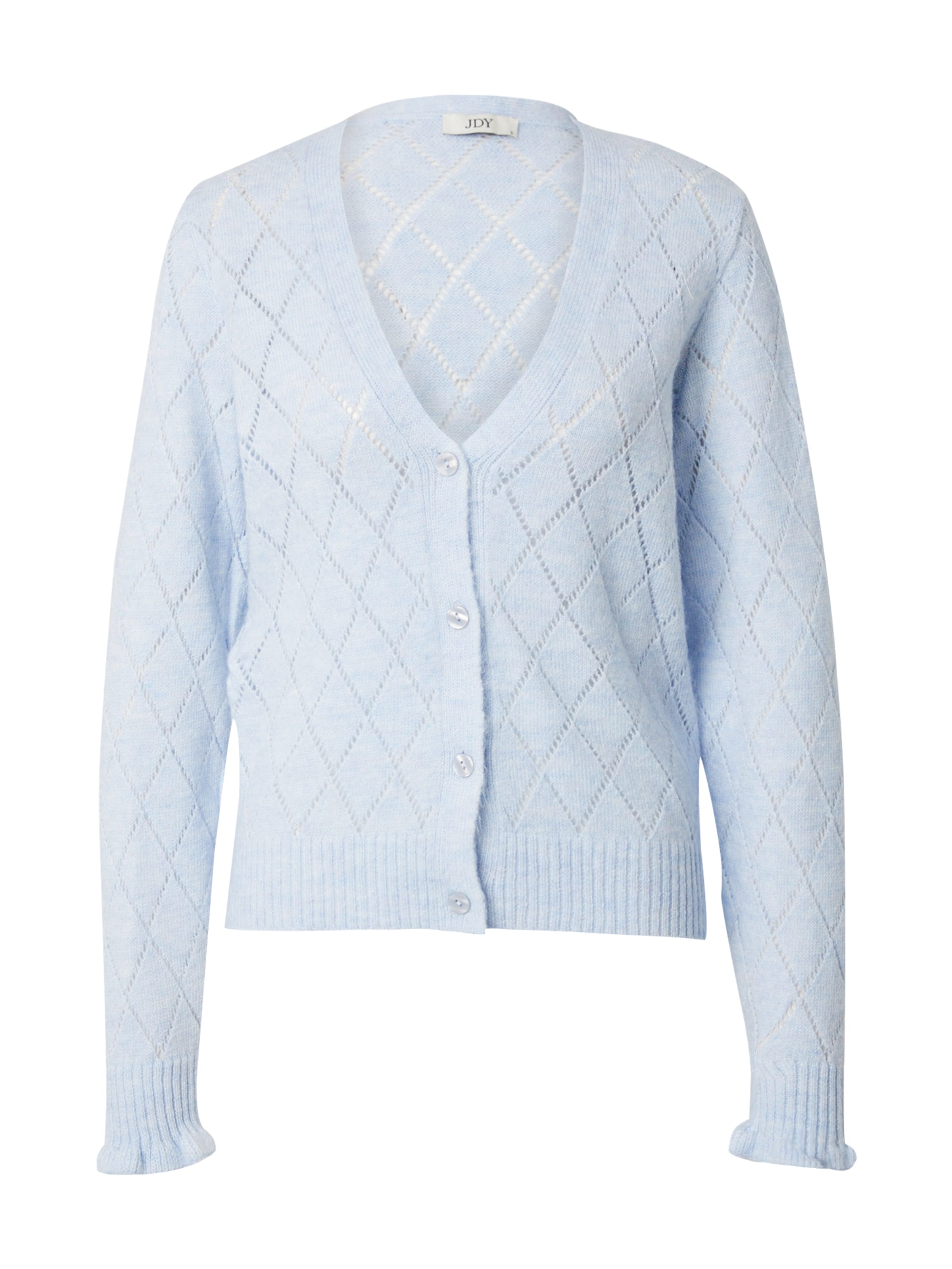 JDY Strickjacke 'JDYLetty' in Blau: Vorderseite