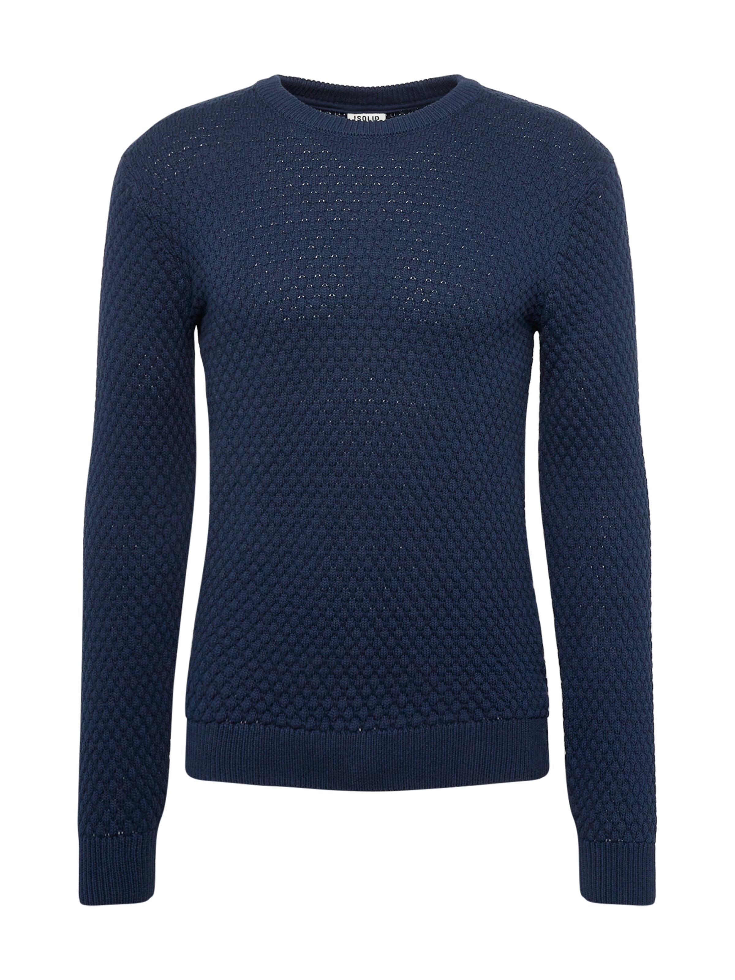 !Solid Pullover 'Clive' in Blau: Vorderseite