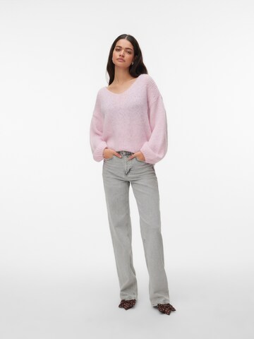 VERO MODA Oversized trui 'VMMAYBE' in Roze