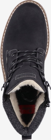 Rieker Lace-Up Boots in Black