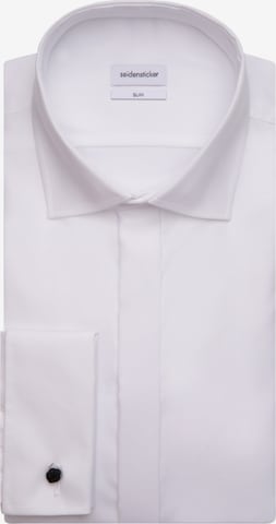 SEIDENSTICKER Slim fit Business Shirt 'Gala' in White