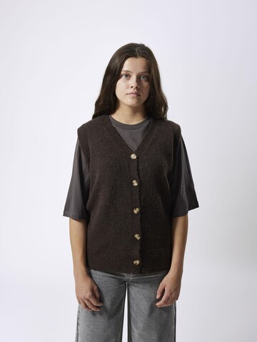 NAME IT Vest in Brown: front