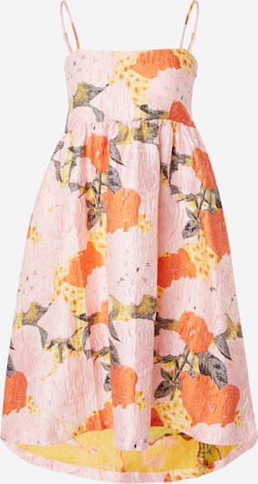 rosemunde Summer Dress in Grey / Orange / Pink / Black, Item view