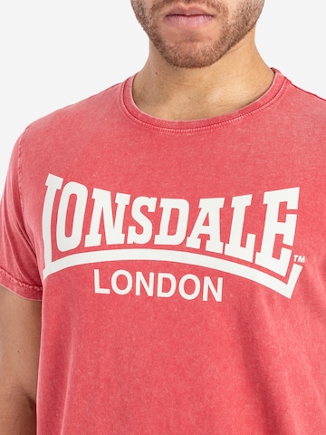 LONSDALE Shirt 'Stofa' in Rood