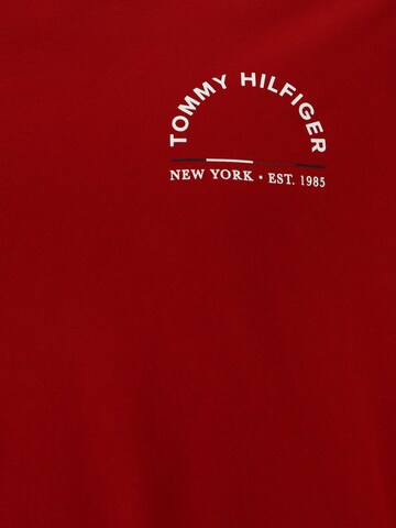 Tommy Hilfiger Big & Tall T-shirt 'Shadow' i röd