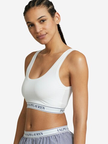 Bustier Soutien-gorge Polo Ralph Lauren en blanc