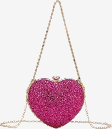 Tomshop24-7 Clutch 'Herz' in Pink: front