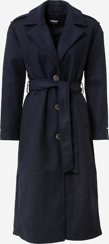 Manteau mi-saison 'EMMA' ONLY en bleu : devant