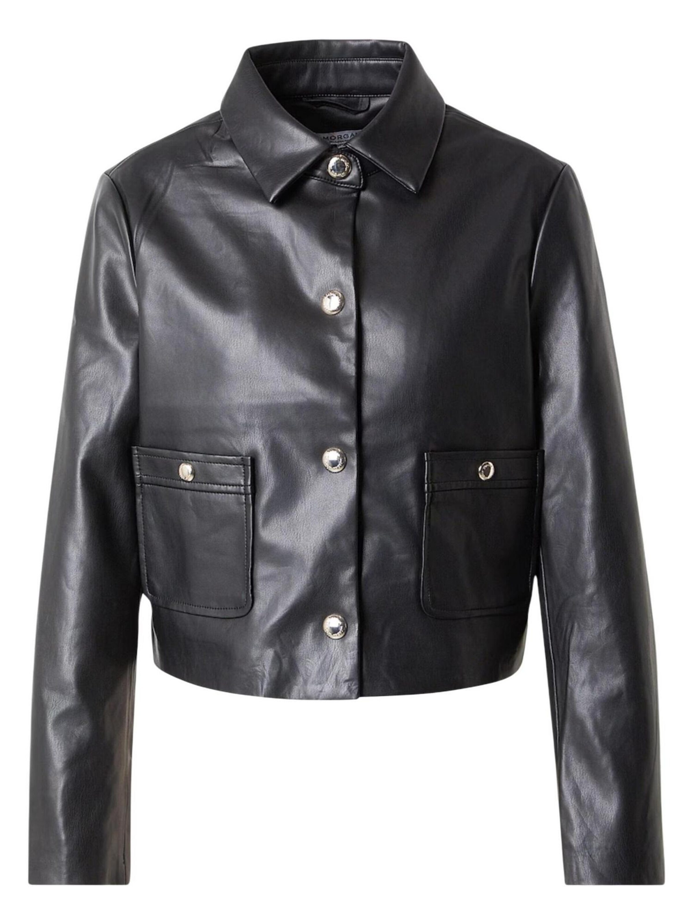 Veste mi-saison 'GKISS' Morgan De Toi en noir : devant