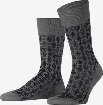 FALKE Socken 'Artwork Tie' in Grau: Vorderseite