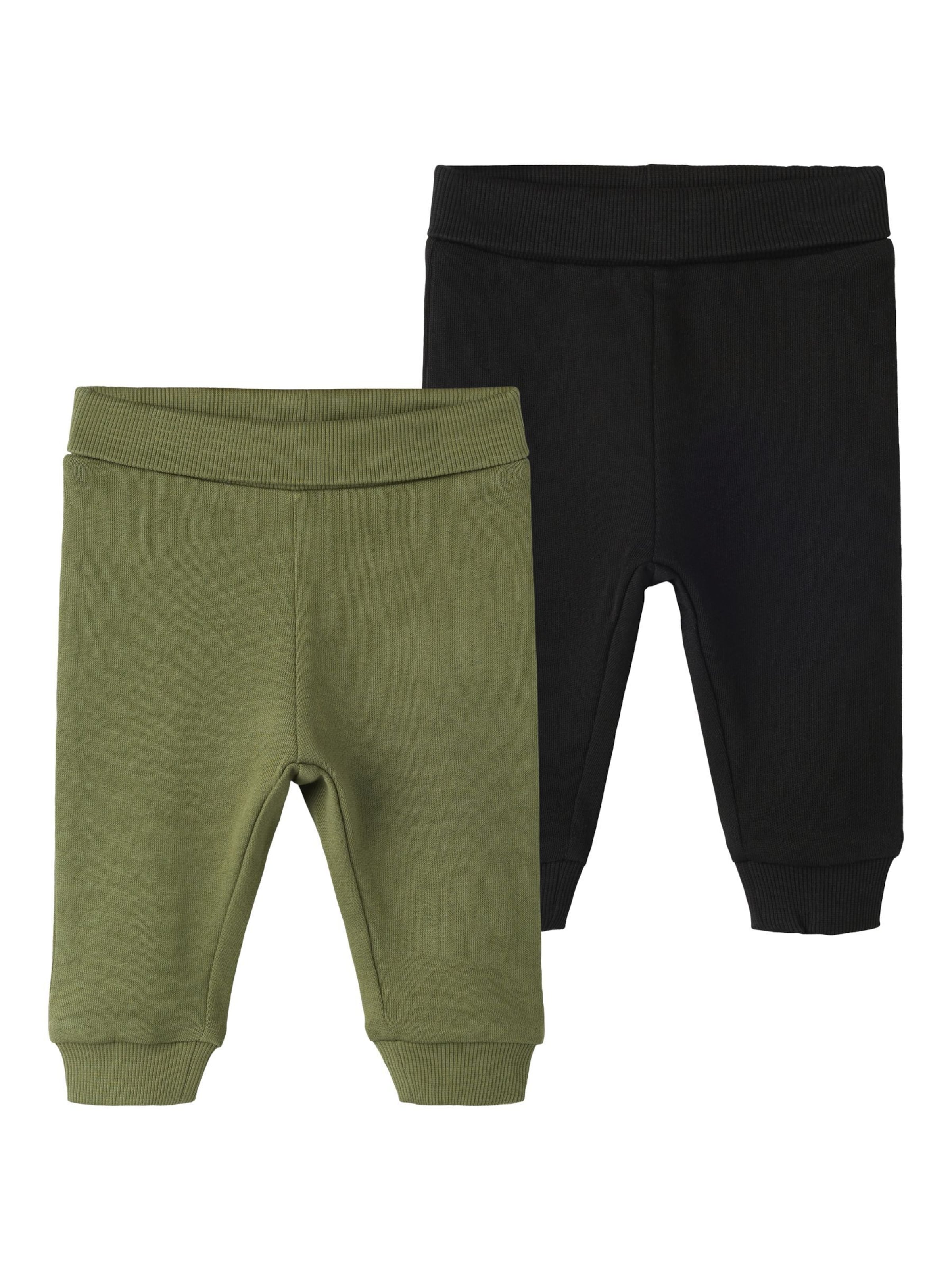 NAME IT Trousers in Green: front