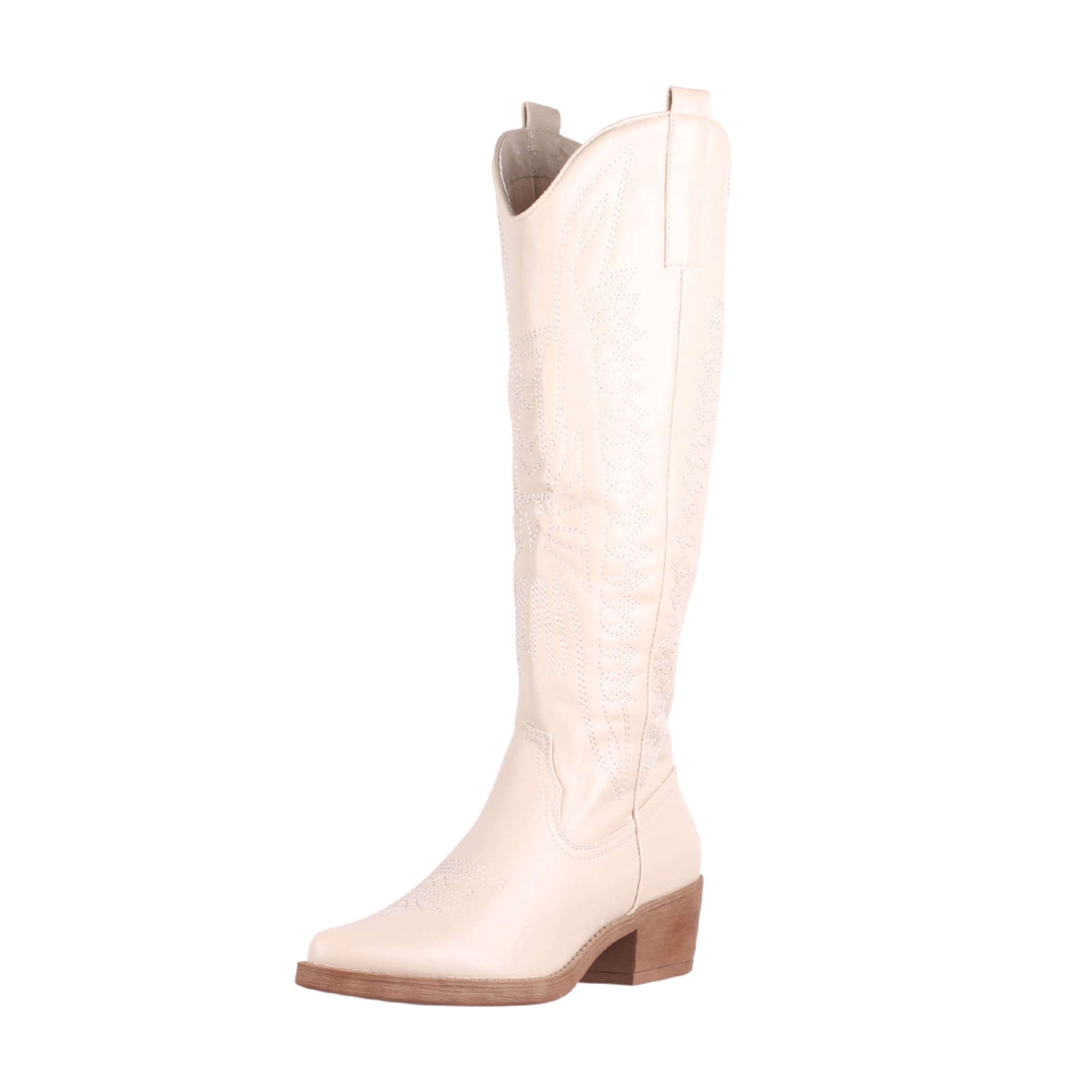 Elara Cowboylaarzen in Beige: voorkant