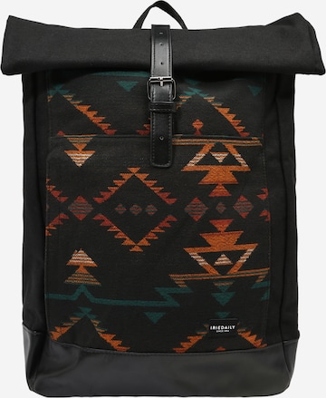 Iriedaily Backpack 'Santania' in Black: front
