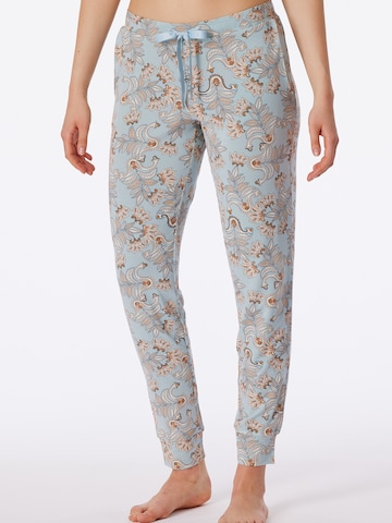 Pantalon de pyjama '  ' SCHIESSER en bleu : devant